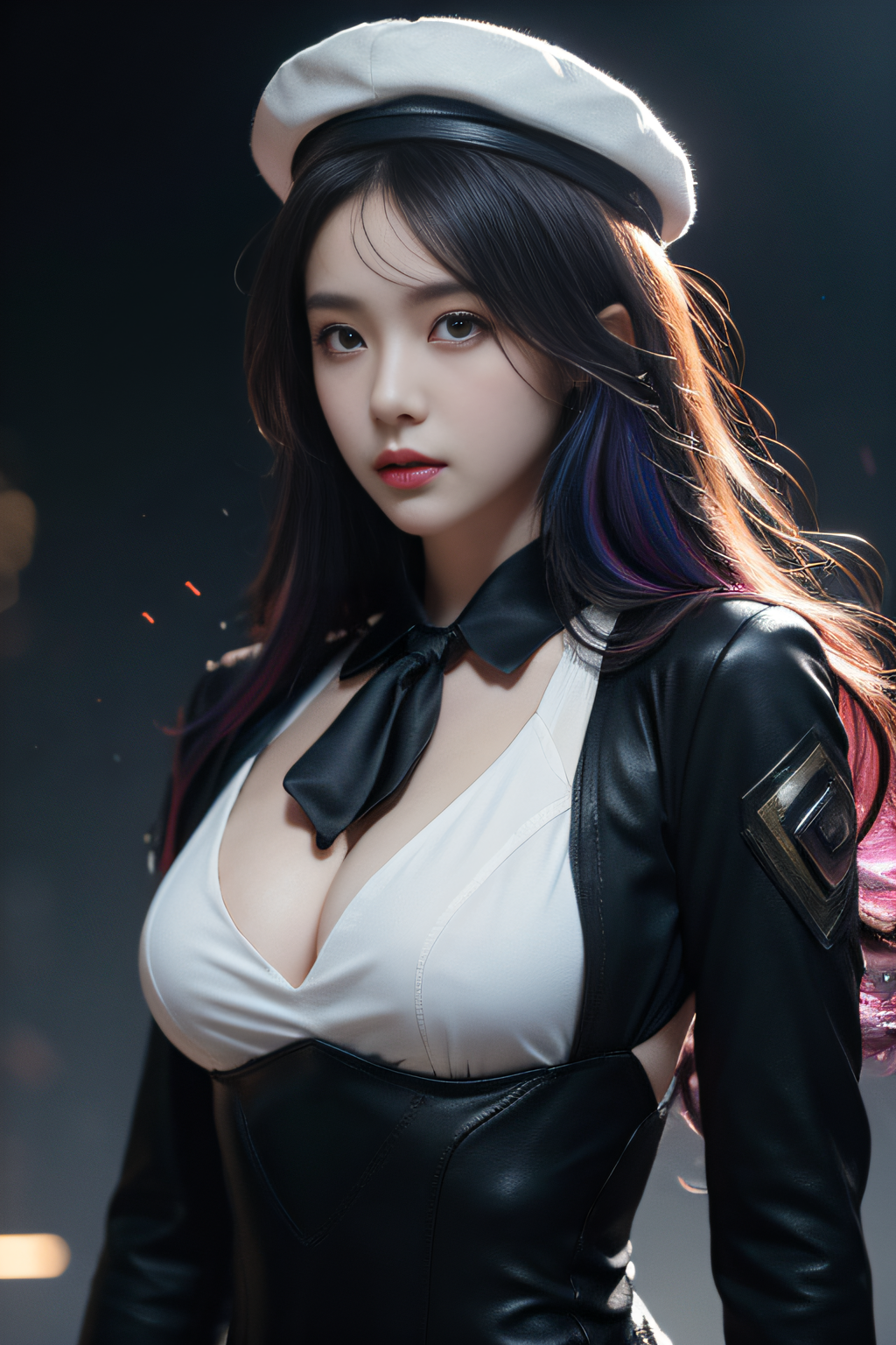 图片[5]-Stable Diffusion【真人模型】：AI绘画打造极致光影美女人像摄影，超真实！-子青资源网