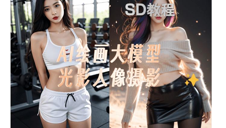 Stable Diffusion【真人模型】：AI绘画打造极致光影美女人像摄影，超真实！-子青资源网